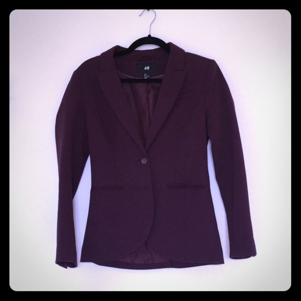 H&M Maroon Blazer